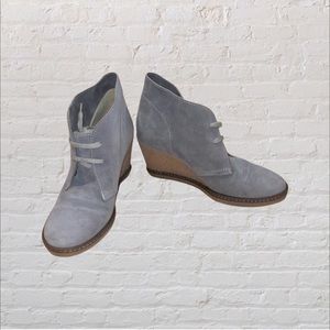 J Crew Suede Wedge Chukka Bootie